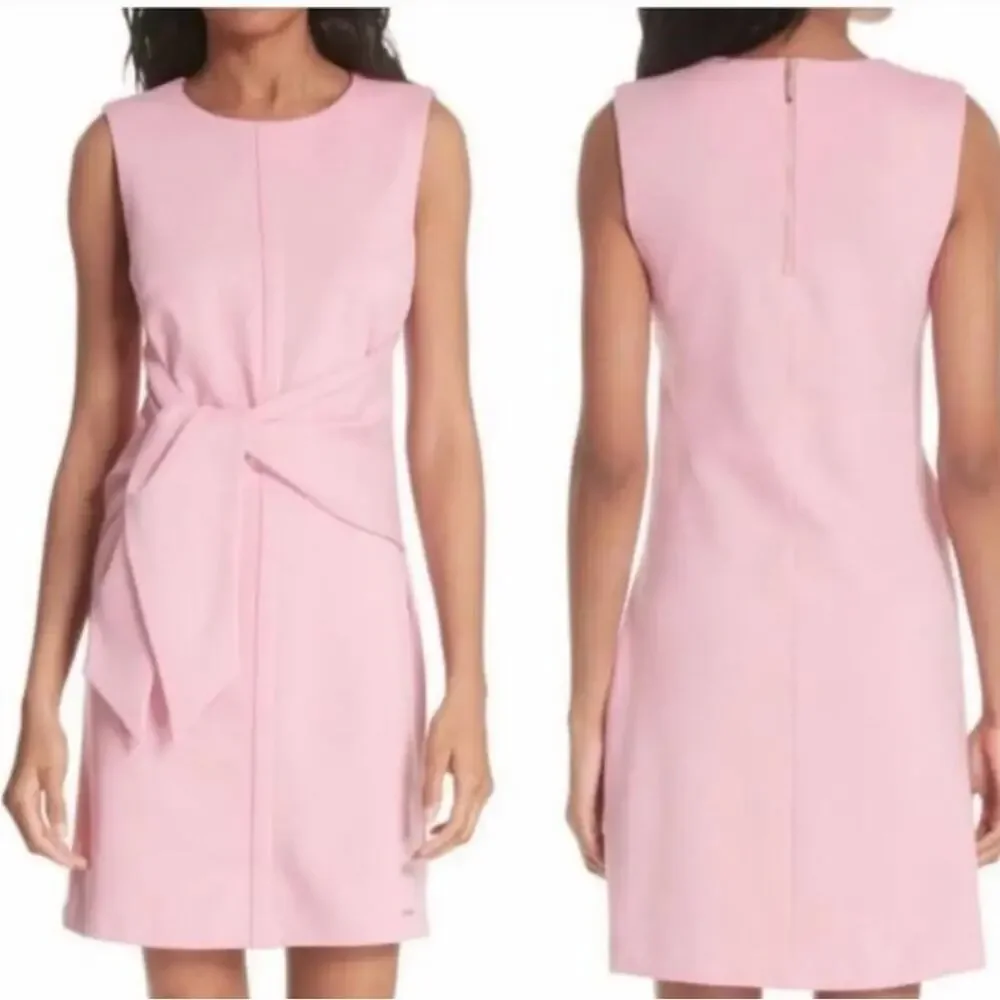 Ted Baker London Papron Tie-Front Dress, Career, Wedding Guest, Cocktails, 4